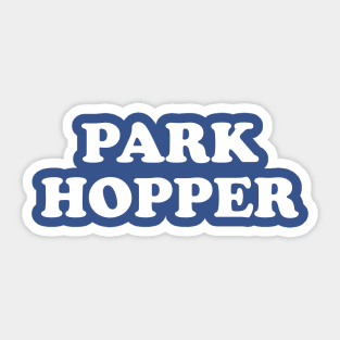 Park Hopper (White) Sticker